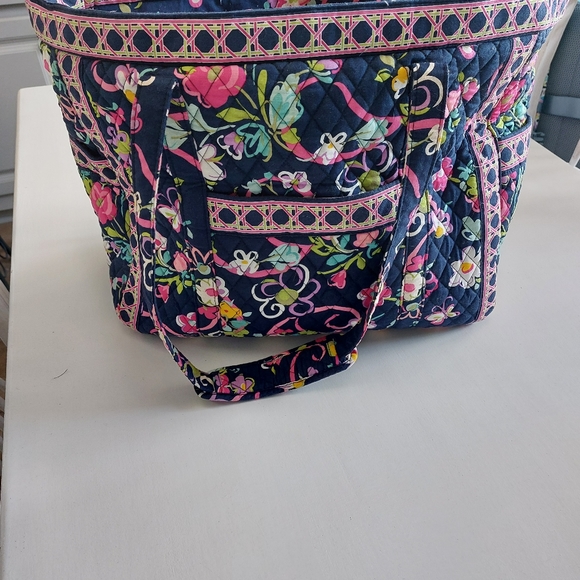Vera Bradley Get Carried Away Tote Ribbons NWT - Picture 3 of 4
